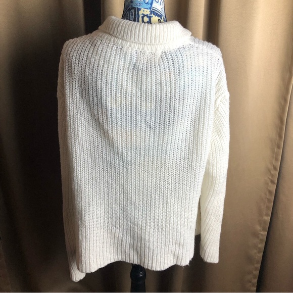 Vintage Alicia Knit V Neck Button Front Cardigan Sweater - Picture 6 of 12